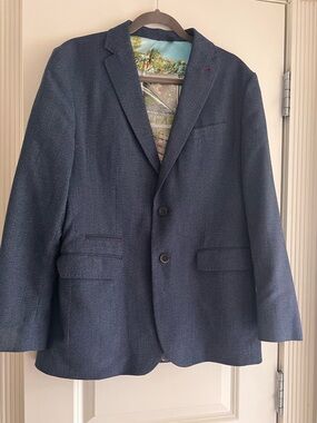 Ted Baker Men’s Blue Blazer Jacket